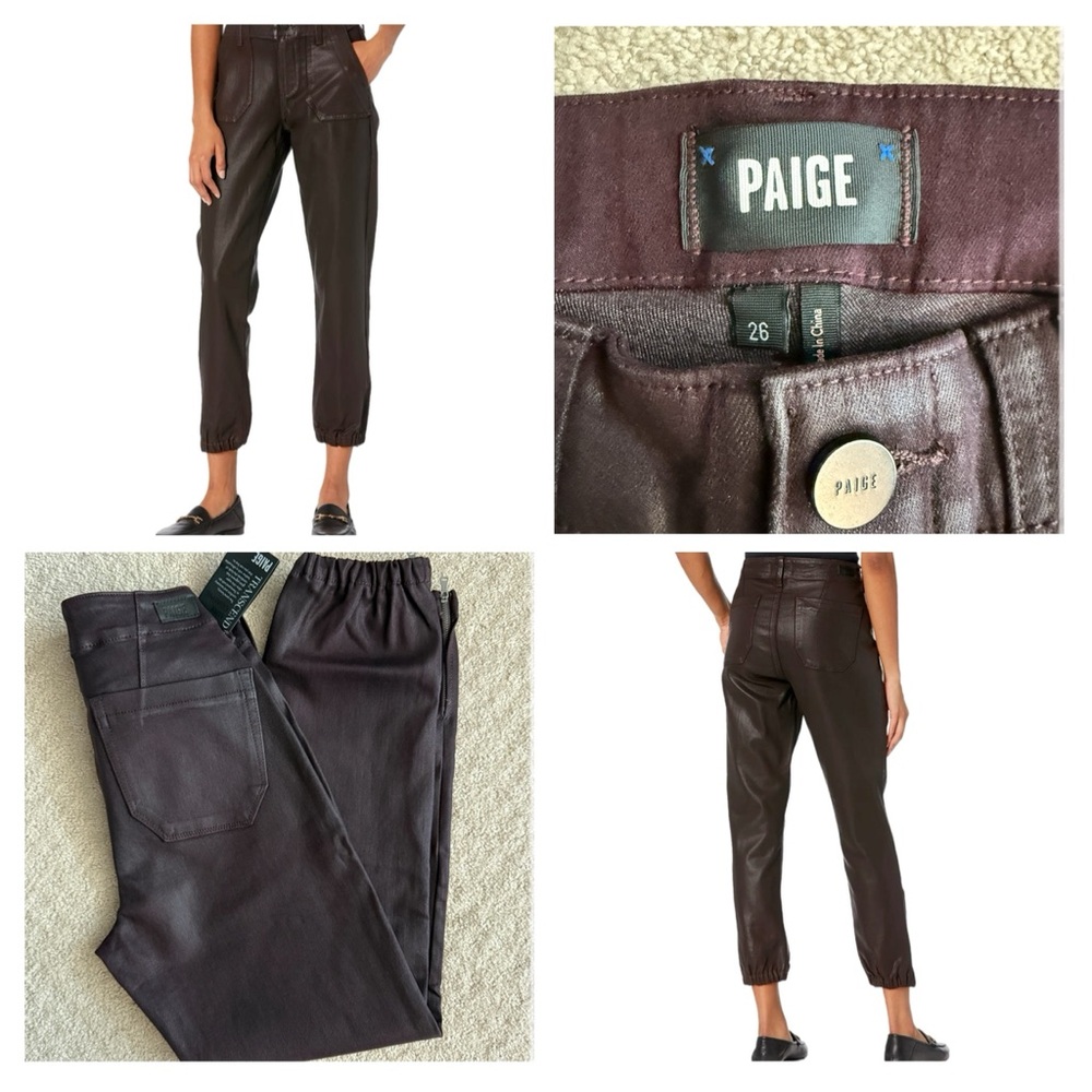 NWT PAIGE® Chicory Luxe Coating Jogger